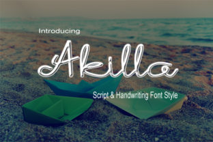 Akilla: A Handwritten Script Font for Web Design
