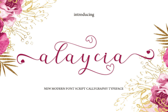 Alaycia Script Font for Editorial Design