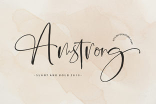 Amstrong Script: The Elegant Font for Memorable Branding