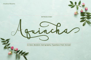 Aquincha: A Script Font That Elevates Digital Branding