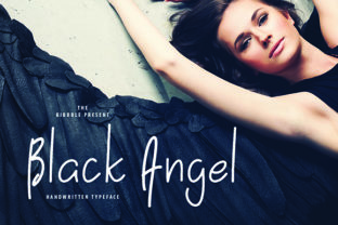 Black Angel Font for Editorial Design and Branding