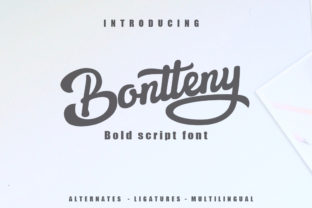 Bontteny: A Bold Script Font for Business Branding