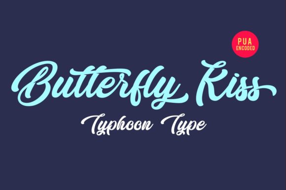 Butterfly Kiss Font for Digital Marketing and Branding