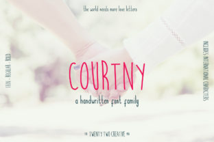 Courtny Family: A Handwritten Font for Polished Branding