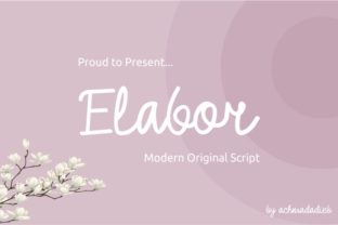 Elabor: A Script Font That Elevates Digital Design