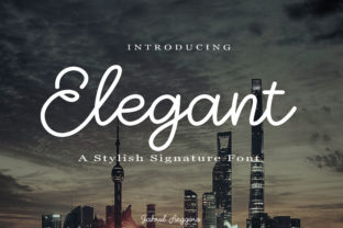Elegant: A Script Font for Editorial Grace