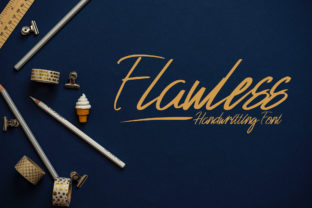 Flawless Font: A Timeless Script for Crafters and Designers