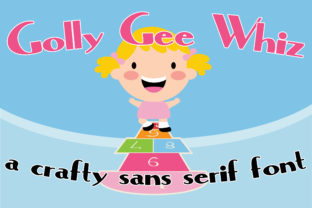 Golly Gee Whiz Font for Web Design