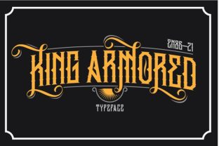 King Armored Font for Bold Web Design