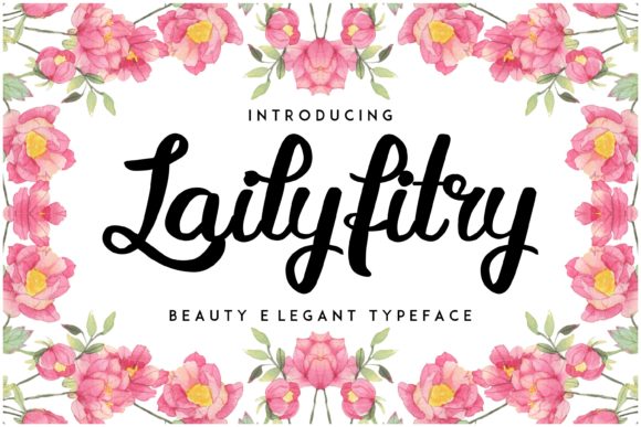 Lailyfitry: Elevate Your Brand with a Handwritten Typeface