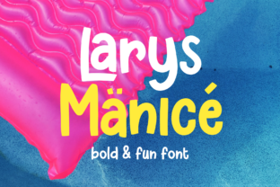 Larys Manice: A Bold Sans Serif for Branding Joy