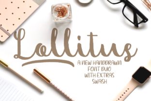 Lollitus Duo: A Playful Script Font for Editorial Design