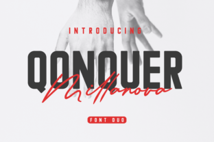 Qonquer Millanova Duo: A Handwritten Font for Creative Makers