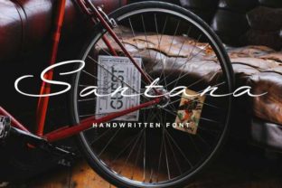 Santana: A Script Font for Editorial Elegance