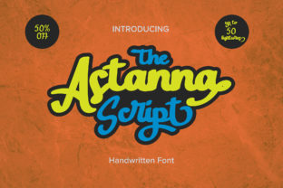 The Astana Script: A Playful Font for Handmade Creations