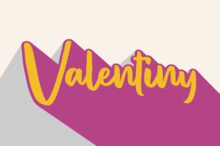 Valentiny Duo: A Script Font for Handmade Crafters