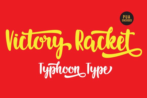 Victory Racket: A Script Font for Editorial Elegance